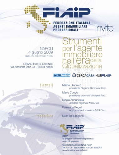 Convegno Napoli_04 giugno 2009_Strumenti per l’agente immobiliare nell’era della globalizzazione