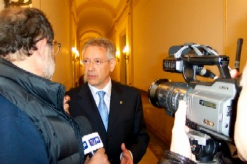 Il Presidente Salvatore Di Giorgi incontra i dirigenti della Camera di Commercio.