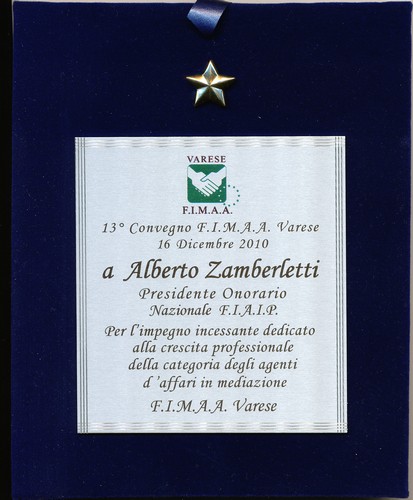 Importante riconoscimento ad Alberto Zamberletti