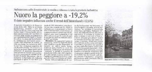 Nuoro, la peggiore a -19.2%