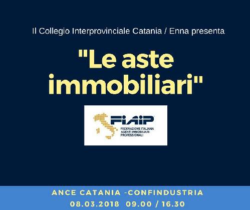 Catania/Enna, Workshop ” Le aste immobiliari”