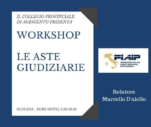 Corsi di formazione Fiaip Sicilia, Marzo 2018