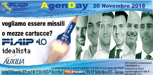 A Genova Martedi’ 20 Novembre Fiaip promuove “AgenDay”