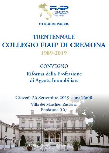 A Cremona Convegno Fiaip sulla riforma della professione dell’Agente immobiliare