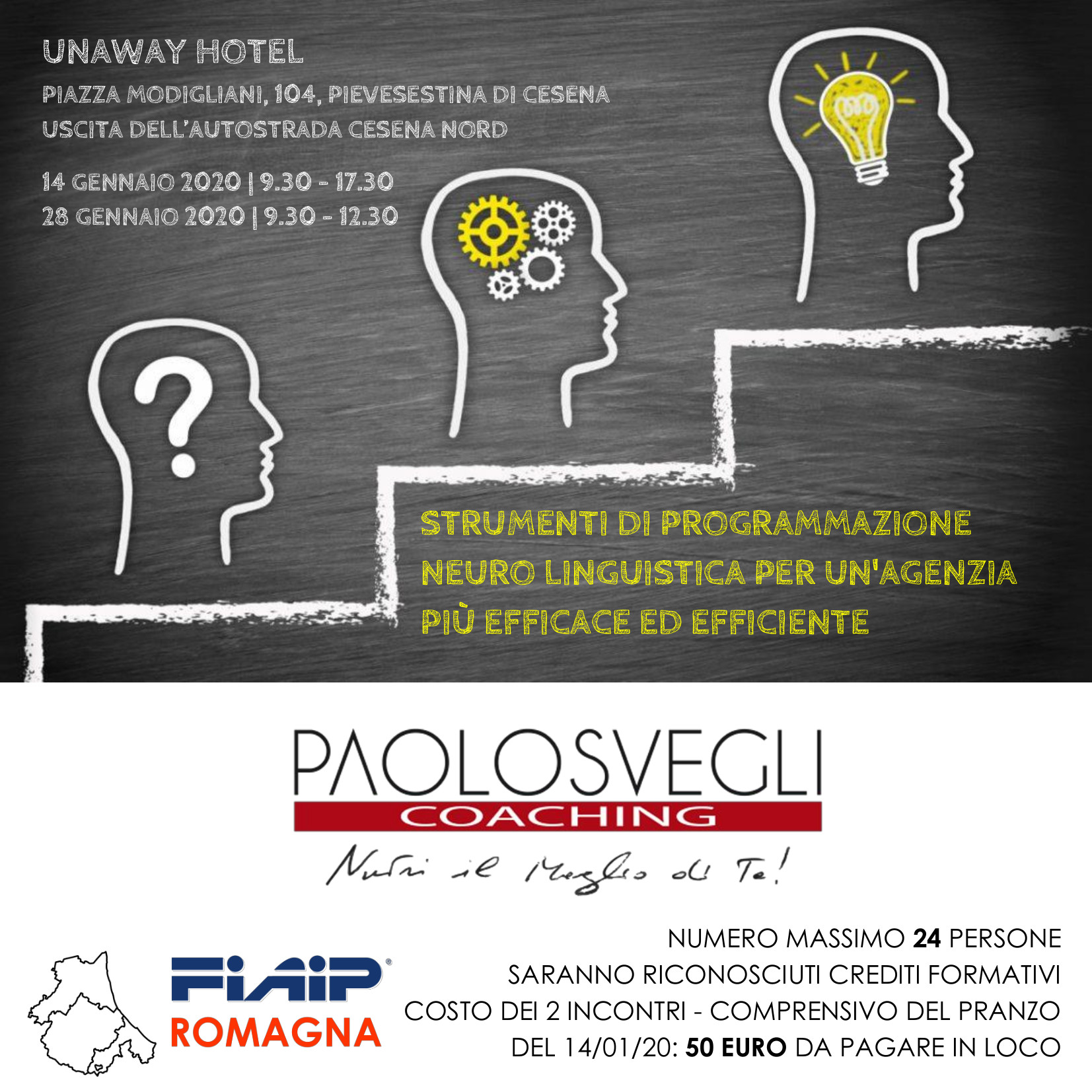 A Cesena Corso Fiaip ‘PNL per un’Agenzia più efficace ed efficiente’