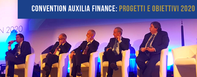 Convention Auxilia Finance Progetti e Obiettivi 2020