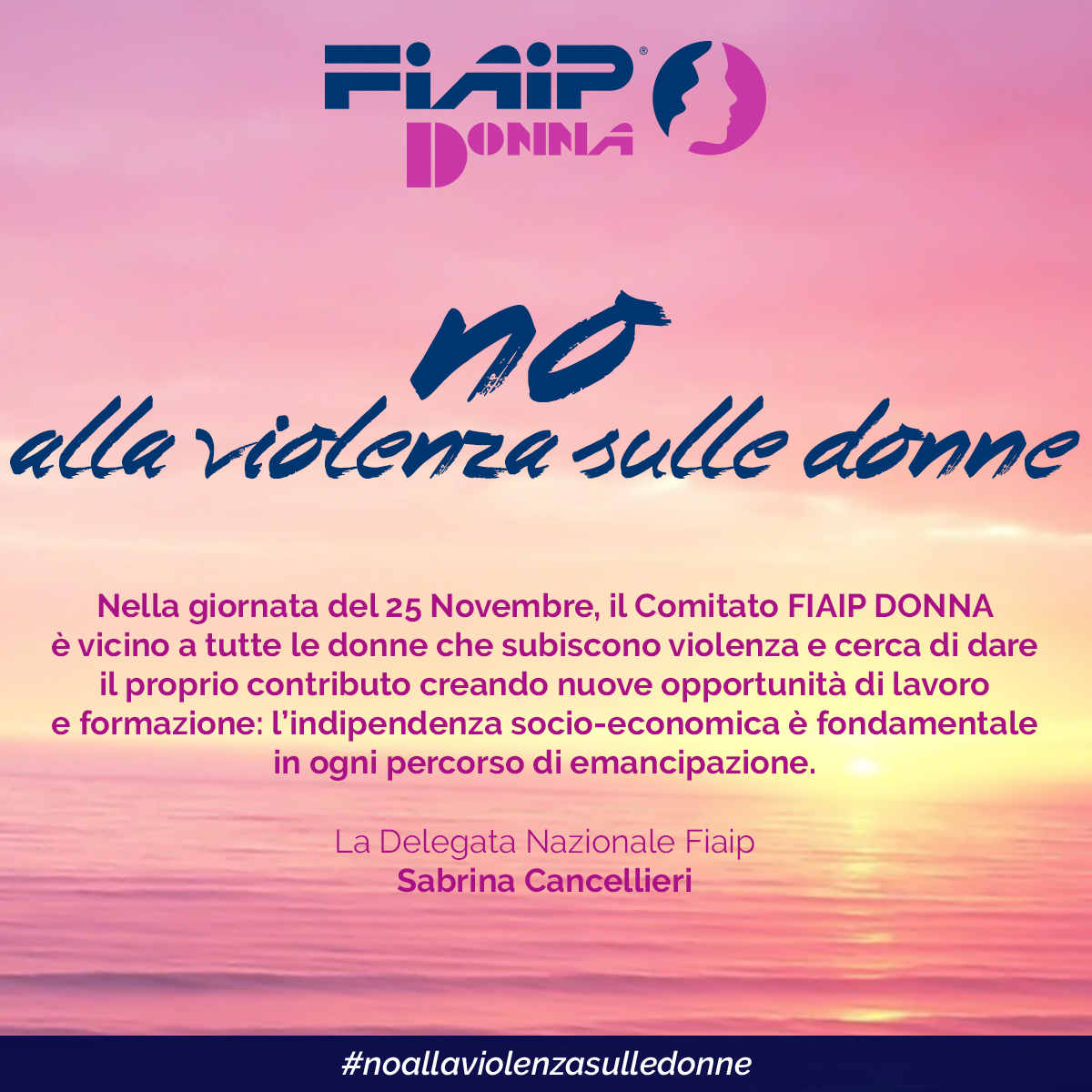 Fiaip Donna vicina a tutte le donne che subiscono violenza