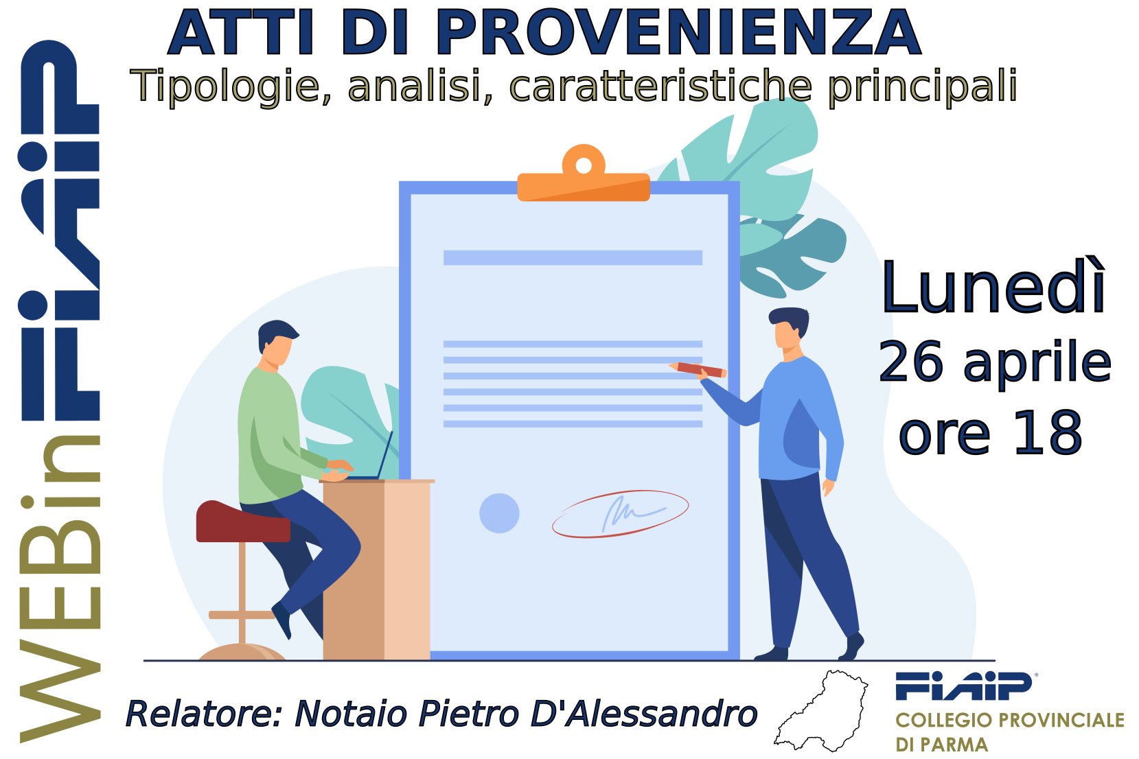 WEBinFIAIP PARMA – 26/04/2021 | ATTI DI PROVENIENZA