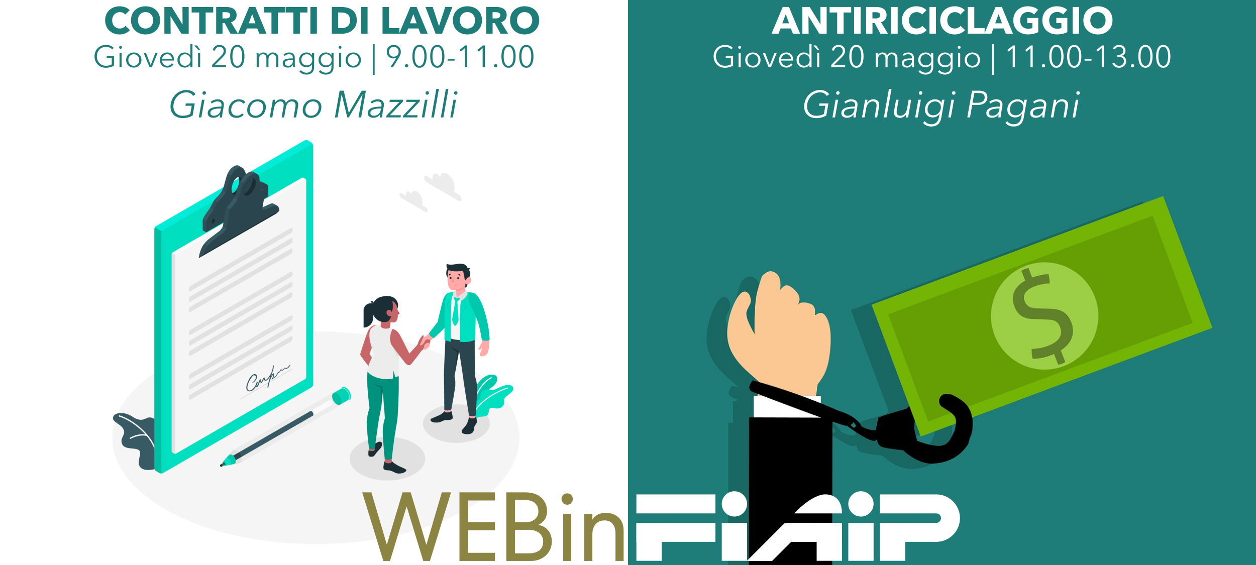 WEBinFIAIP Emilia Romagna – 20/05/2021 | Contratti di lavoro – Antiriciclaggio
