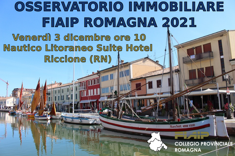 FIAIP: A Riccione Presentazione Osservatorio immobiliare Romagna 2021