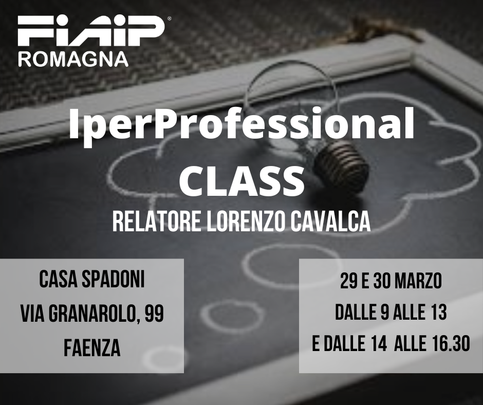 A Faenza corso di formazione con Lorenzo Cavalca – IperProfessional CLASS