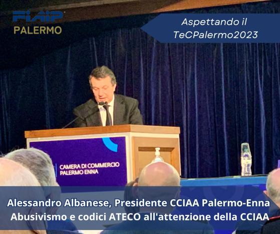 Al TeC Palermo 2023′ interverrà il Presidente della Camera di Commercio Alessandro Albanese