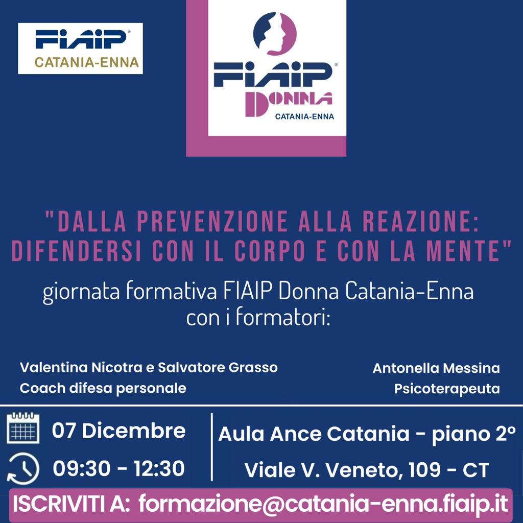 A Catania Fiaip Donna organizza Corso di formazione sulla difesa personale