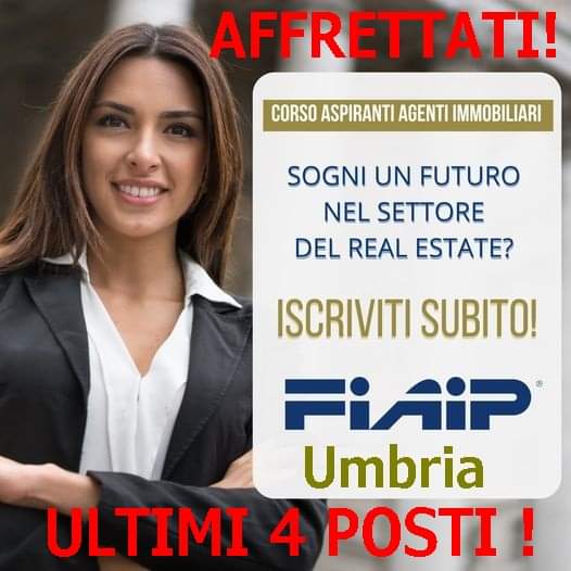 Fiaip Umbria organizza un nuovo Corso per agenti immobiliari