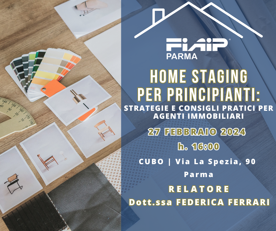 A Parma corso di Formazione per Agenti Immobiliari di Home Staging per principianti