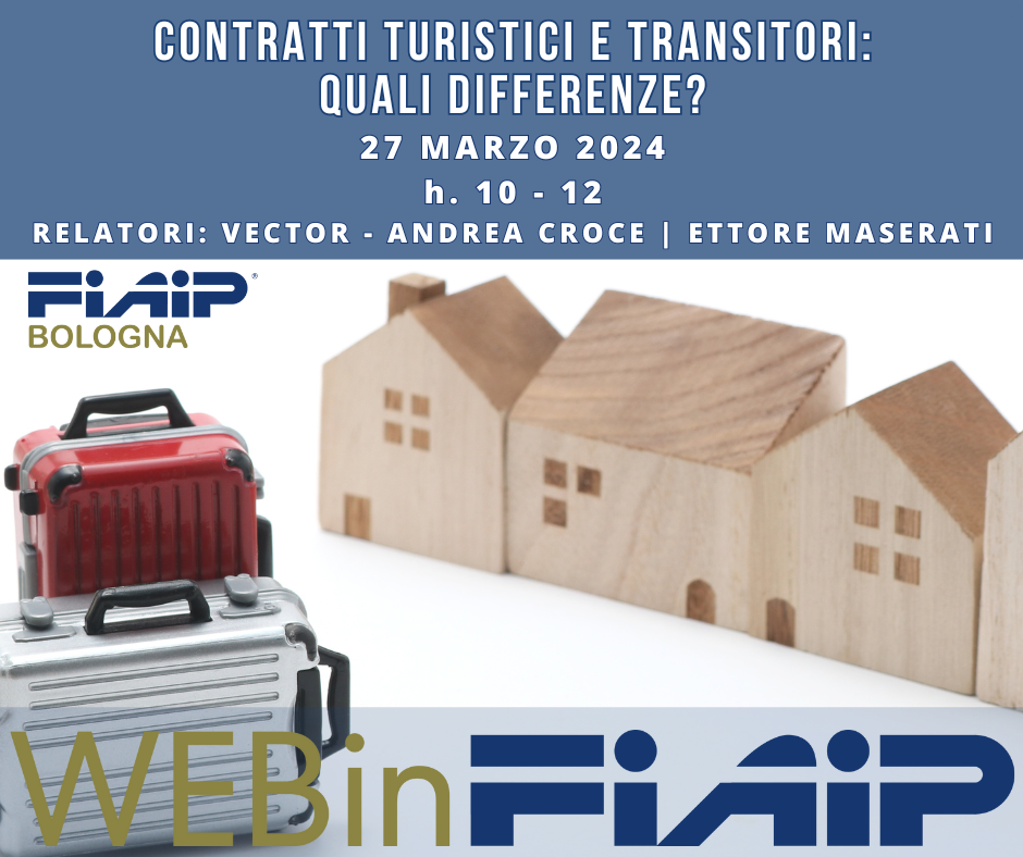 WebinFIAIP formativo sulle differenze tra contratti turistici e transitori con Vector