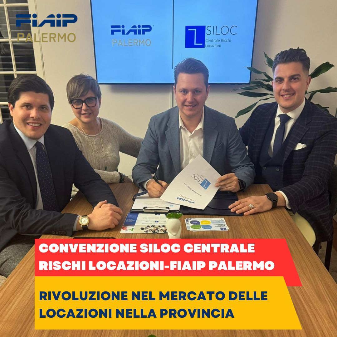 Nuova Partnership tra FIAIP Palermo e SILOC – Centrale Rischi Locazioni