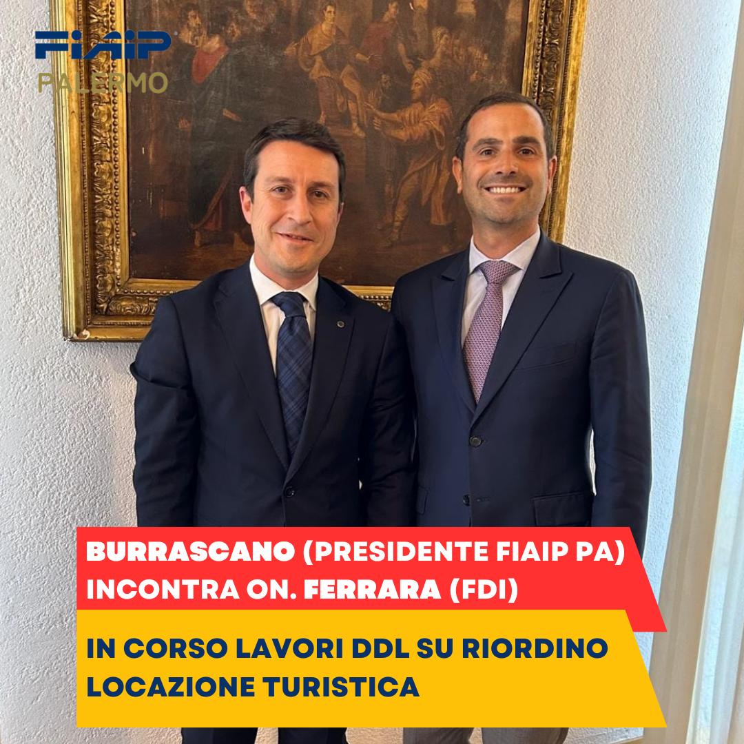 Locazioni turistiche: Burrascano (Fiaip) in Regione incontra l’On. Fabrizio Ferrara (Presidente V Commissione ASR)