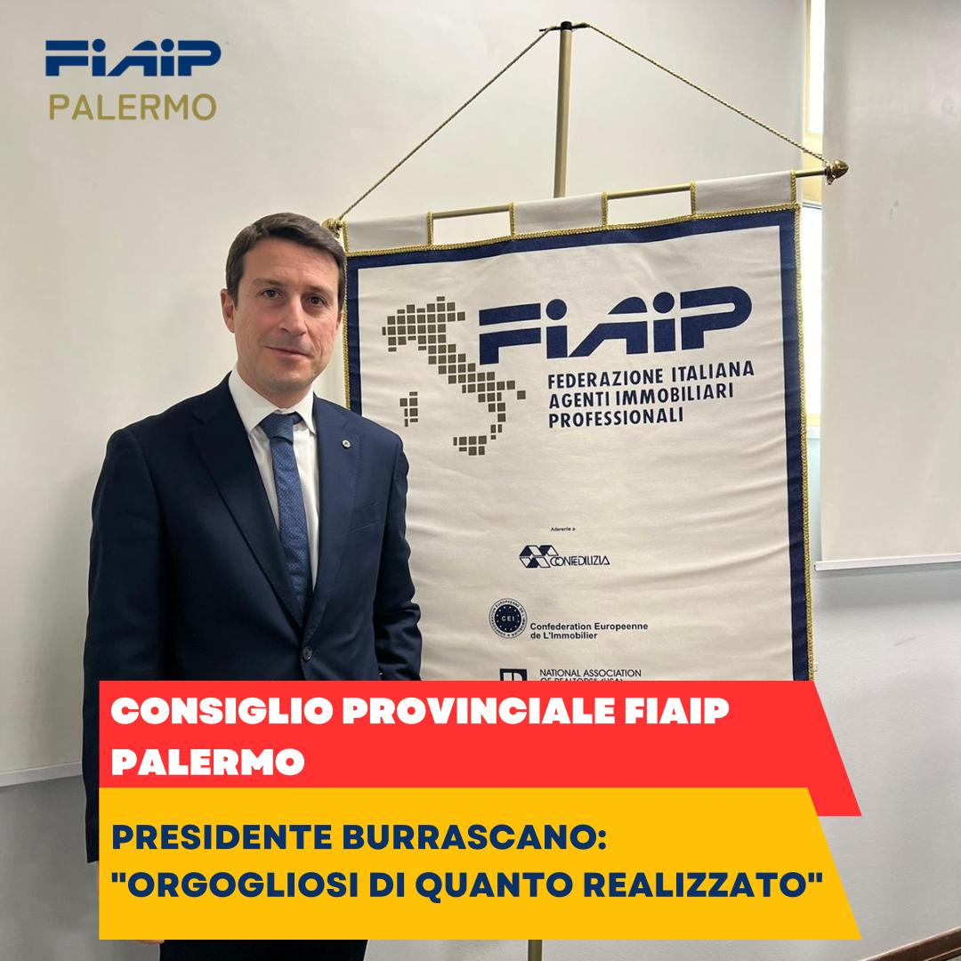 Burrascano (FIAIP):”Orgogliosi di quanto realizzato a Palermo”