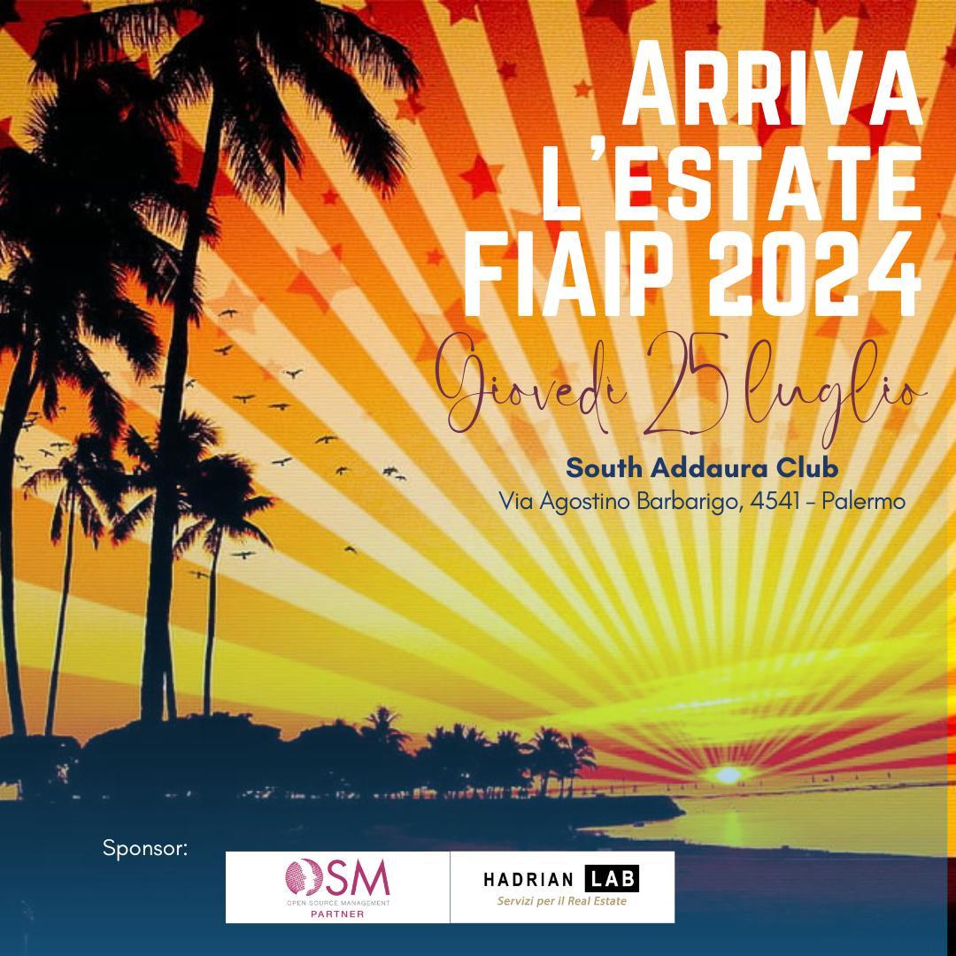 PALERMO. ARRIVA L’ESTATE FIAIP 2024