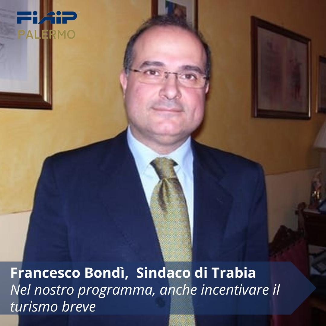 “INTERVISTA POST”, FRANCESCO BONDI’ (SINDACO DI TRABIA):”NEL NOSTRO PROGRAMMA, ANCHE INCENTIVARE IL TURISMO BREVE”