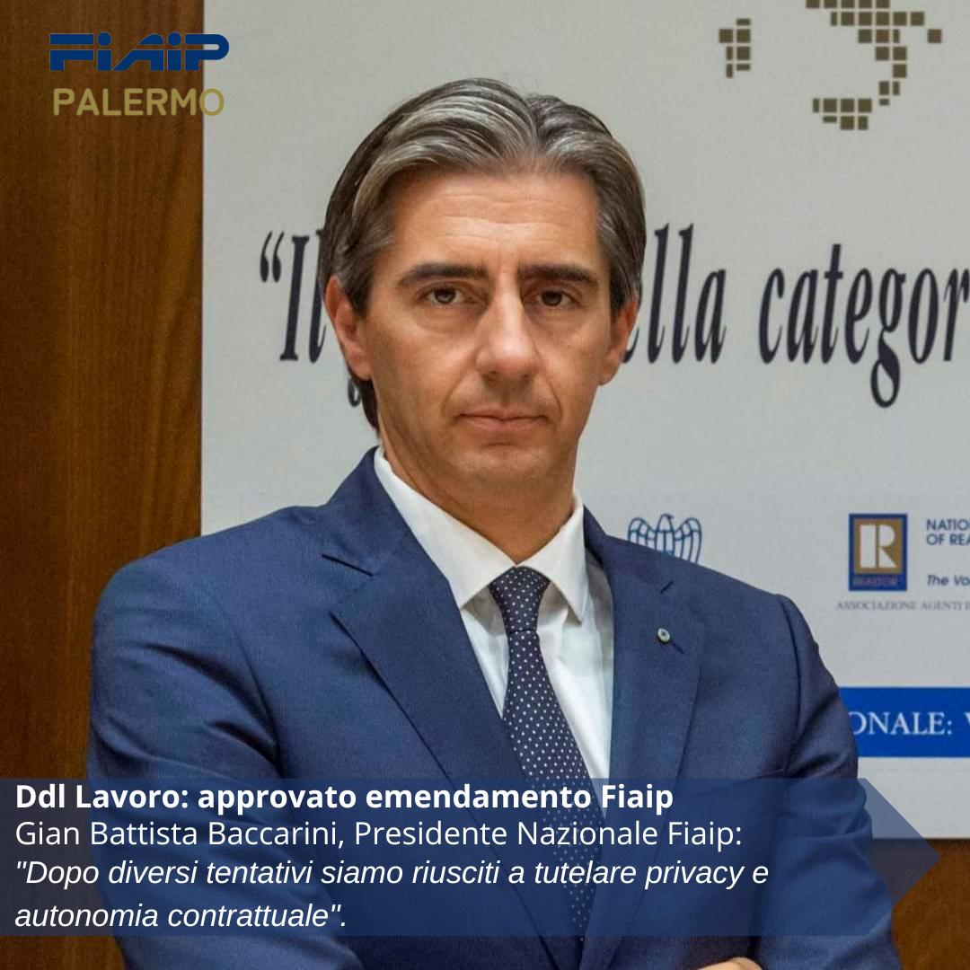 DDL LAVORO: APPROVATO EMENDAMENTO FIAIP