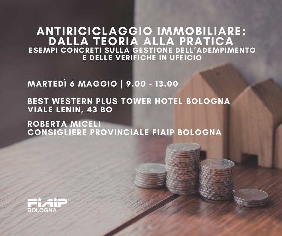 A Bologna: corso su antiriciclaggio immobiliare: dalla teoria alla pratica